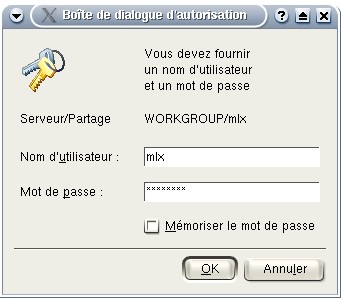 Accès à un serveur SAMBA à partir d'un client Linux