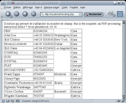 resultsql