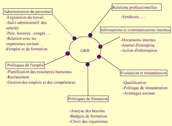 Les grandes fonctions de l'entreprise 11 Cours-gratuit-grh